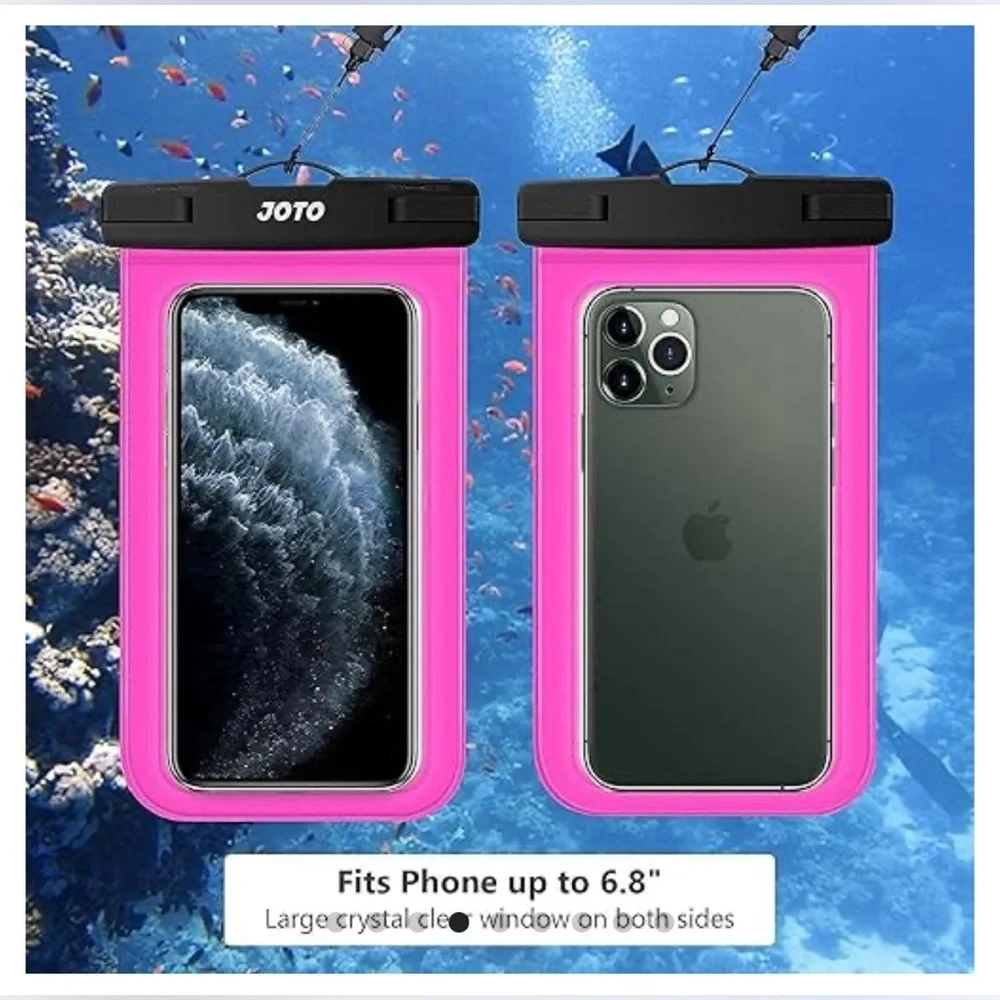 JOTO Pink Waterproof Phone Case